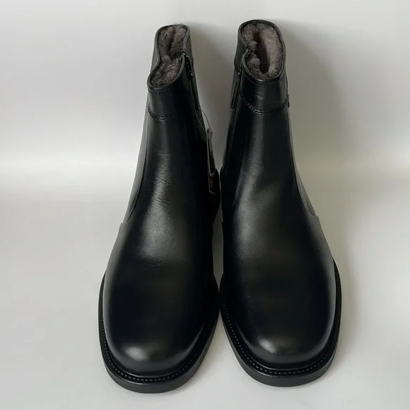 Fretz Men's Black Leather Boots NWT - 7 1/2 - Picture 2 of 14